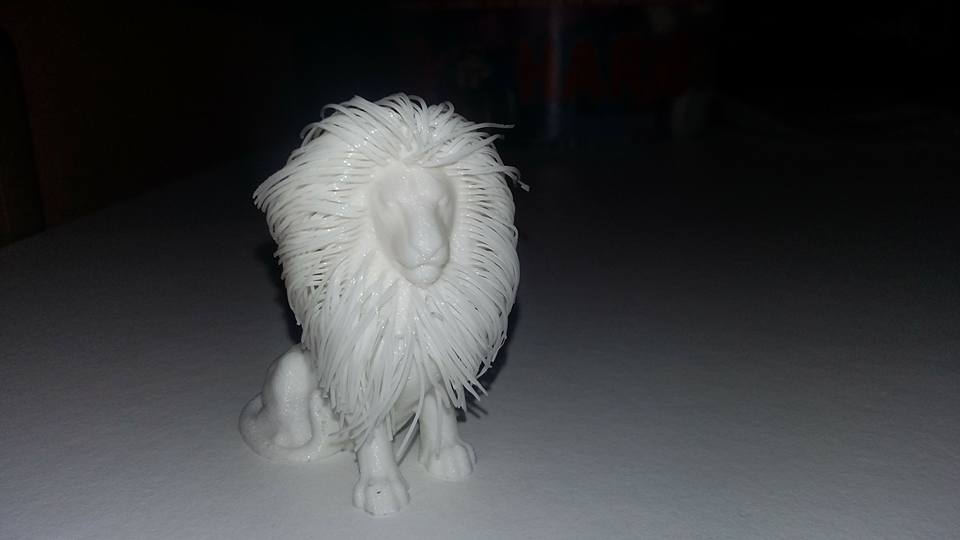 blog_fablab_lion Lion printed in 3 at Fablab Kelle Fabrik