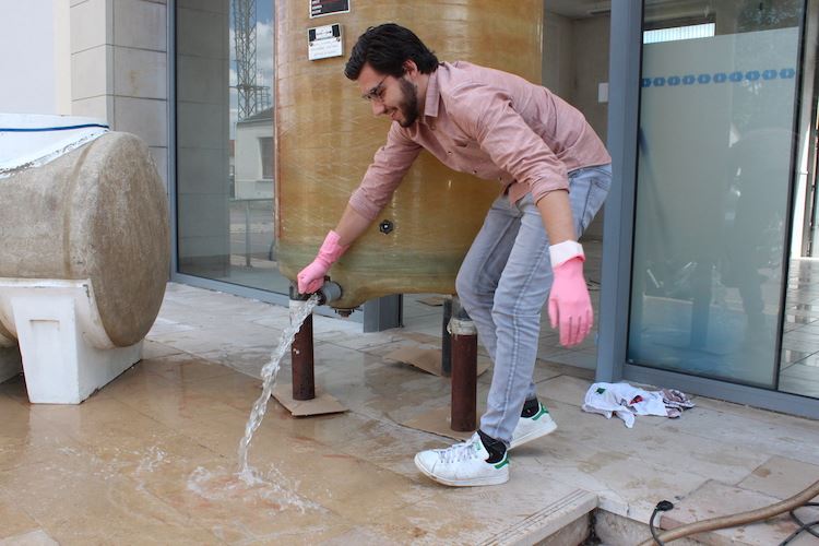 Nettoyage d'une cuve à mazout par antoine cusin