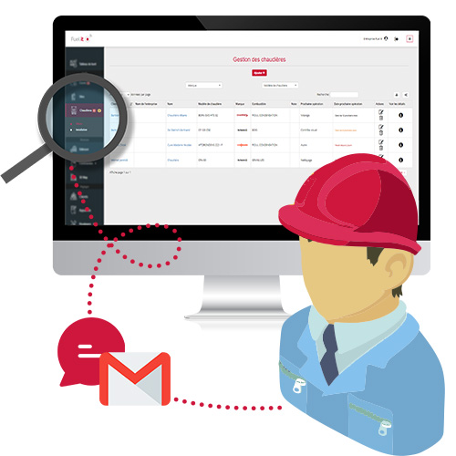 técnico-envía-correo-sensor-conecta-cuatro-datos-de-localización-material