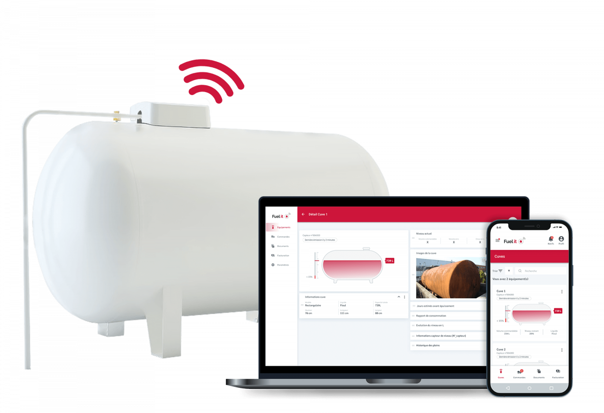 Telemetry solution for gas, LPG, propane & butane tanks